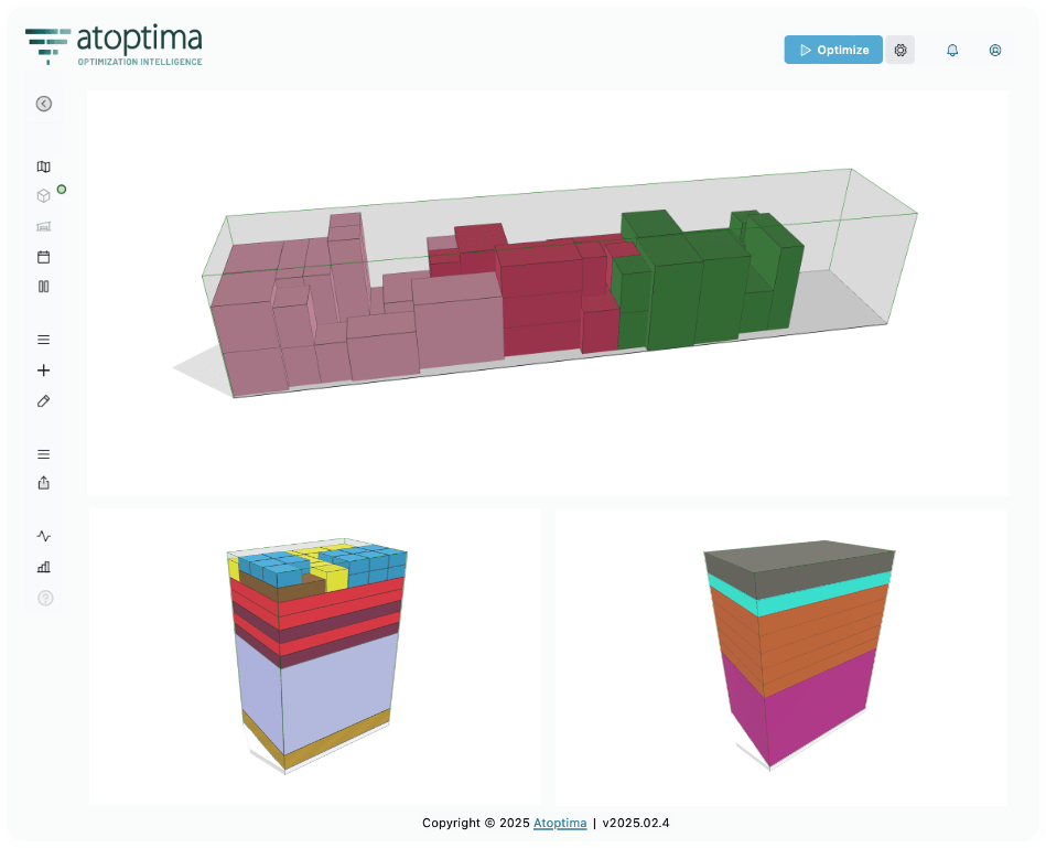 3D Truck Packing for oversized products