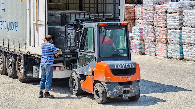 Transport parceling, packaging and palletizing